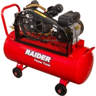 Компресор Raider Power Tools 100L 1.5kW 170L/min 2цил. ремък RD-AC17