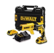 Акумулаторен Винтоверт за Гипскартон с Пълнител за Винтове на Ленти Dewalt DCF620D2K 18 V, 2 Батерии х 2 Ач, Куфар, Аксесоари