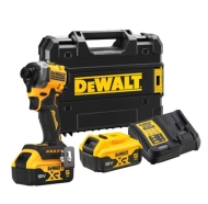 Акумулаторен Ударен Винтоверт Импакт Dewalt DCF850P2T 18 V , 2 батерии х 5 Ач, Зарядно У-во, Куфар