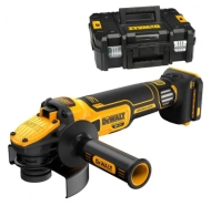 Акумулаторен Ъглошлайф Dewalt DCG409VSNT 18 V, Без Батерия и Зарядно Устройство с Куфар и Променливи Обороти