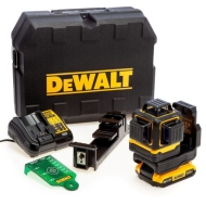 Лазерен Нивелир Dewalt DCLE34031D1, 18V, с Батерия 2 ah, Зарядно и Куфар