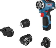 Акумулаторен винтоверт Bosch GSR 12V-35 FC без батерия/зарядно с 4 приставки в Куфар L-Boxx