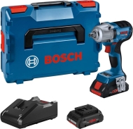 Акумулаторен ударен гайковерт Bosch GDS 18V-450 PC, 450 Nm, 1/2 + 2 х ProCORE18V 4.0Ah батерии и Бързозарядно устройство GAL 18V-40 Professional