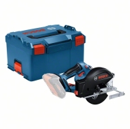 Акумулаторен циркуляр за метал Bosch GKM 18V-50 Без батерия и зарядно устройство в Куфар L-BOXX