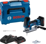 Акумулаторен прободен трион Bosch GST 18V-155 SC, 2 x 4.0Ah батерии, зарядно устройство в Куфар L-BOXX