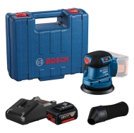 Акумулаторна орбитална шлайфмашина Bosch GEX 185-LI, 1 x батерия GBA 18V 4.0Ah в куфар за носене
