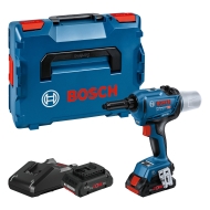 Акумулаторен нитовател Bosch GRG 18V-16 C с 2x ProCore 2.0 Ah Батерии и зарядно устройство в Куфар L-BOXX