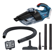 Безжична прахосмукачка за сухо почистване Bosch GAS 18V-1 Professional Без батерия и зарядно устройство