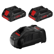 Комплект батерии Bosch 2x ProCORE 18V 4.0 Ah + зарядно GAL 1880 CV