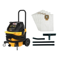 DeWALT Индустриална прахосмукачка за мокро и сухо почистване, M-клас, 38 литра