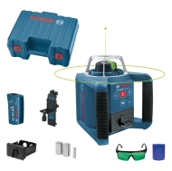 Ротационен лазер Bosch GRL 300 HVG с комплект аксесоари в куфар